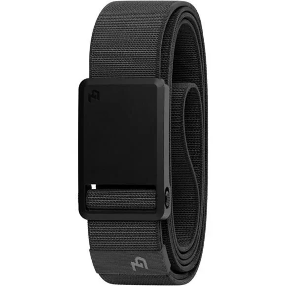 Mens stretch nylon belt lightweight adjustable magnetic buckle travel washable